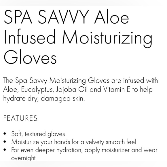 🩷LOVE ALOE🩷INFUSED SPA MOISTURIZING GLOVES For Soft Hands! - Picture 4 of 11